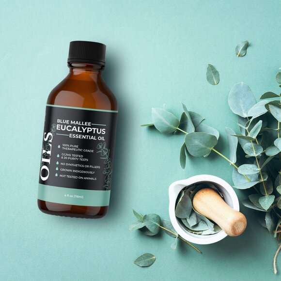 Eucalyptus Essential Oil (Blue Mallee) 4 oz - Picture 5 of 8